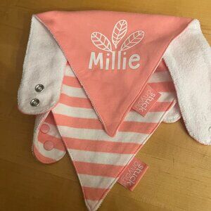 Personalized baby bibs name "Millie"